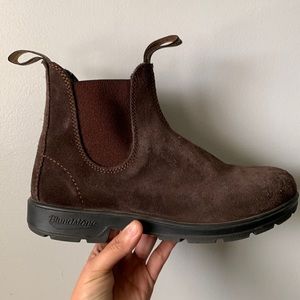 Blundstone 1458 Brown Suede Chealsea Boots!